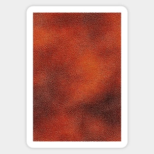 Imitation leather, natural and ecological leather print #7 Sticker